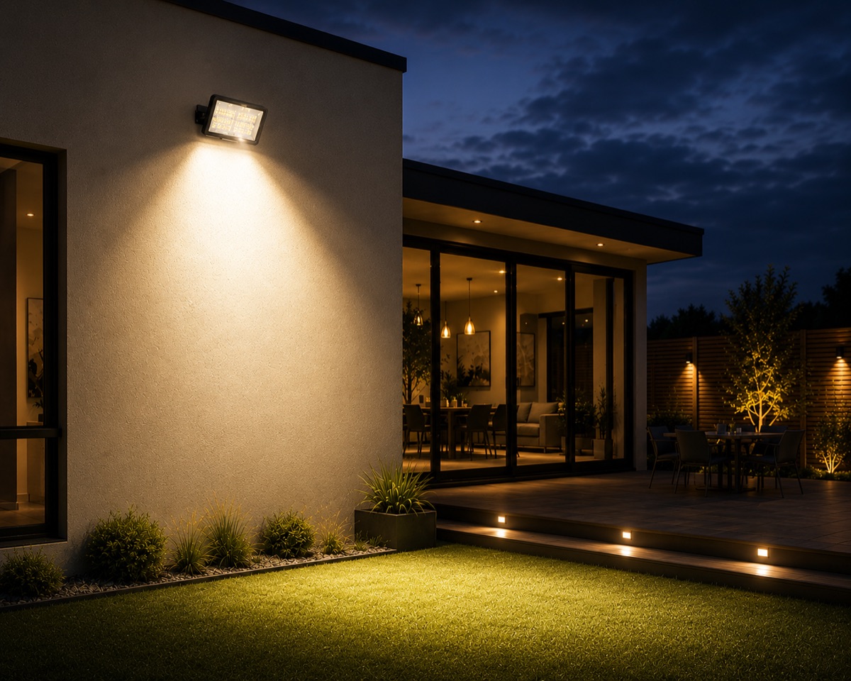 Solis Flood Light — Outdoor fixture